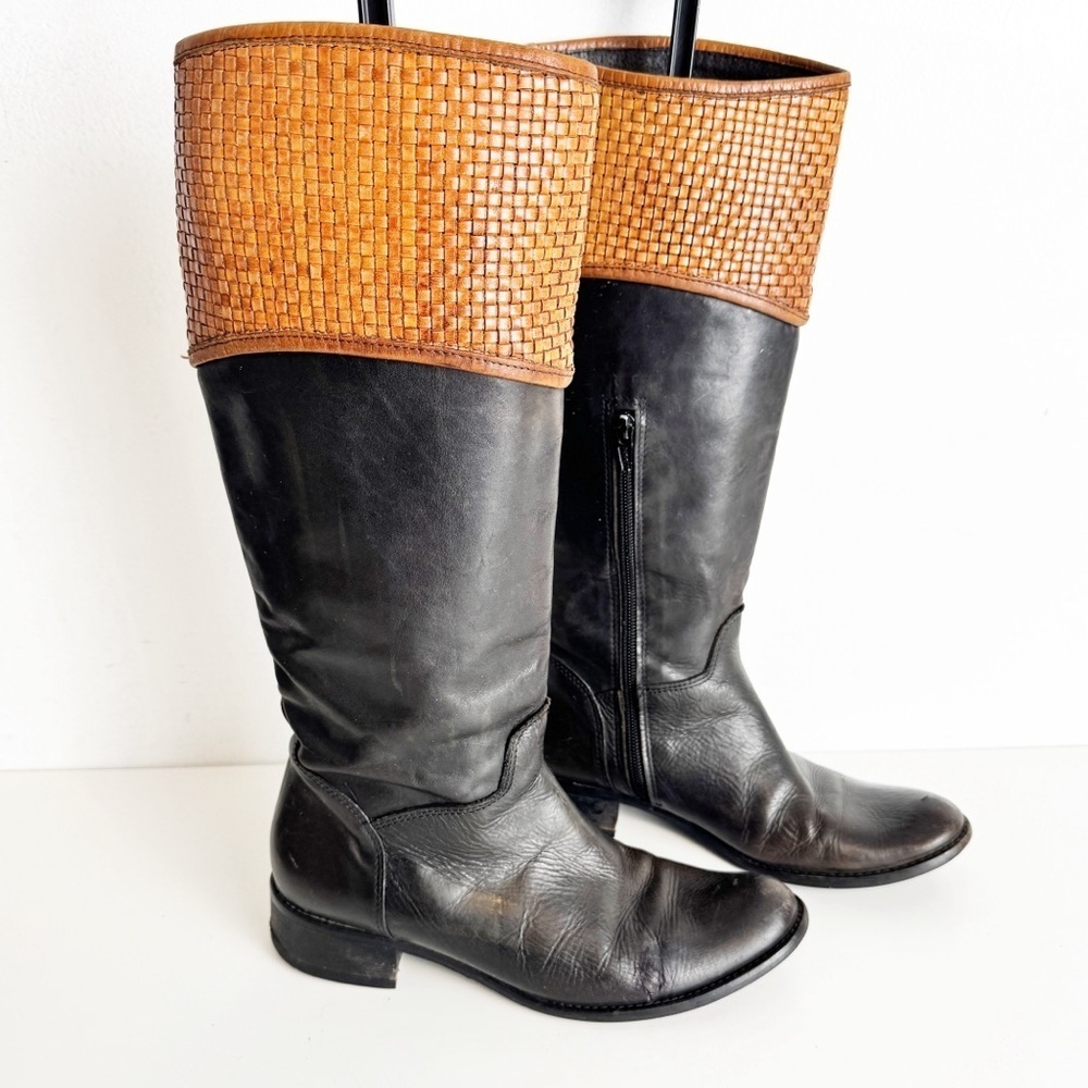 Savio 1969 Riding Boots with Woven Top size 36